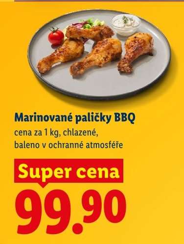 Marinované paličky BBQ
