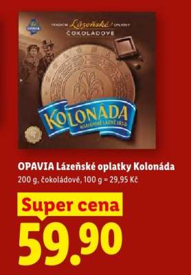OPAVIA LÁZEŇSKÉ OPLATKY KOLONÁDA