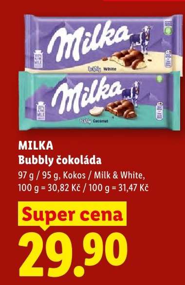 Milka Bubbly čokoláda