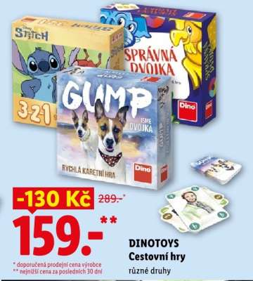 DINOTOYS Cestovní hry
