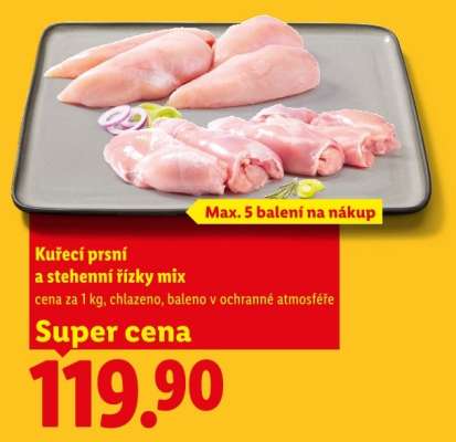 Kuřecí prsí a stehenní řízky MIX