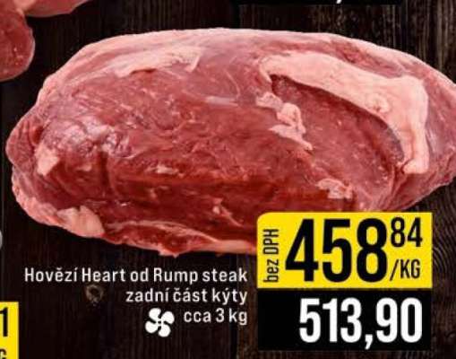 Hovězí Heart od Rump steak