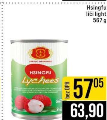 Hsingfu liči light 567 g