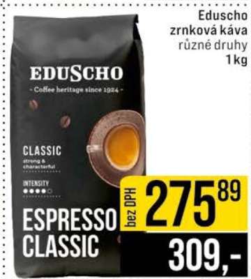 EDUSCHO Zrnková káva