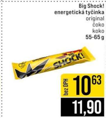 Big Shock! energetická tyčinka