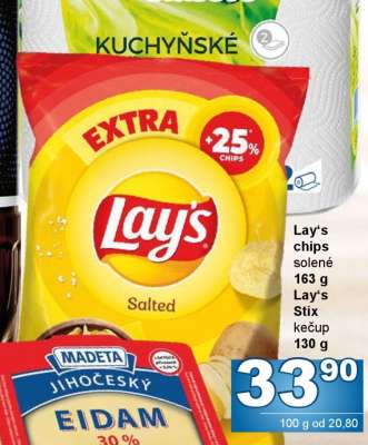Lay‘s chips solené 163 g