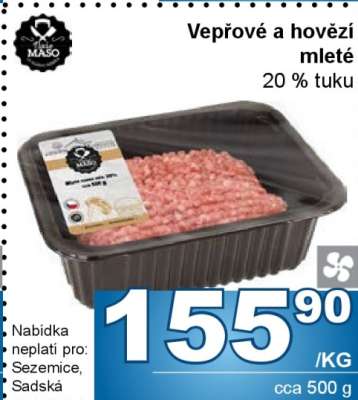 Vepřové a hovězí mleté
