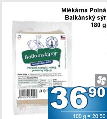 Mlékárna Polná Balkánský sýr