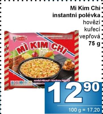 MI KIM CHI INSTANTNÍ POLÉVKA