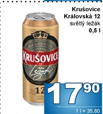 Krušovice Královská 12