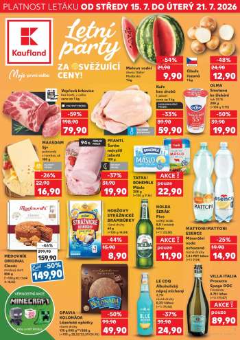Leták Kaufland - 15.7.2026 - 21.7.2026.