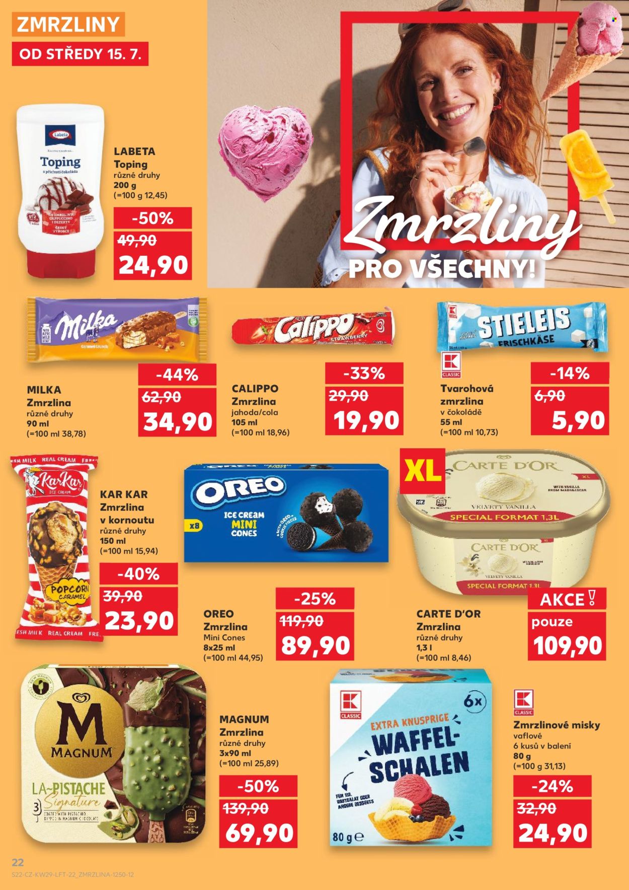 Leták Kaufland - 15.7.2026 - 21.7.2026. Strana 22