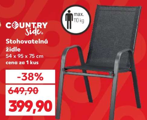 Stohovatelná židle