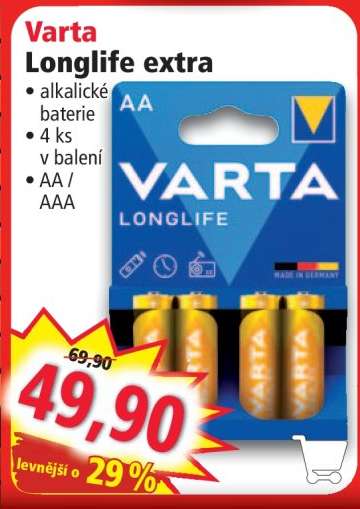 Varta Longlife extra