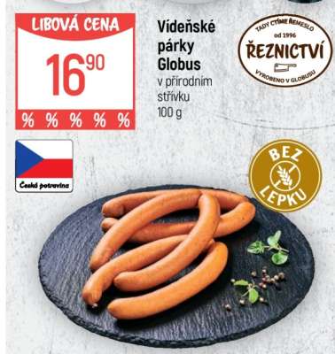 Vídeňské párky Globus