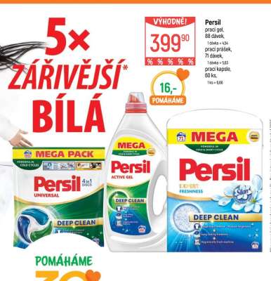 Persil prací gel, prášek a kapsle