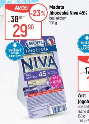 Madeta Jihočeská Niva 45%