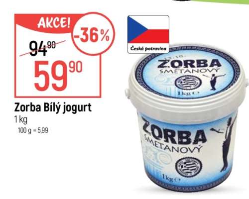 Zorba bílý jogurt