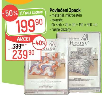 Povlečení 3pack