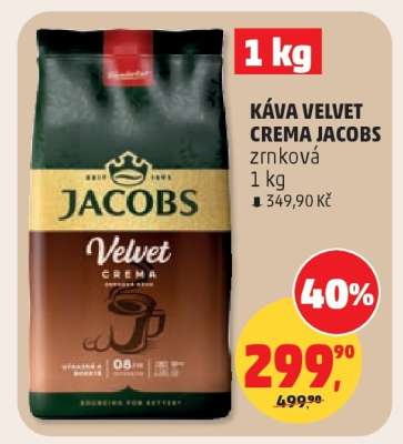 Káva Velvet Crema Jacobs