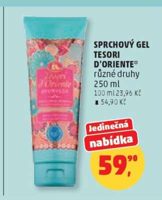 SPRCHOVÝ GEL TESORI D’ORIENTE