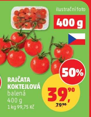 Rajčata koktejlová