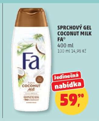 Sprchový gel Coconut Milk Fa