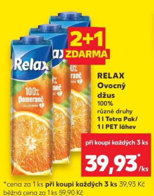 RELAX Ovocný džus