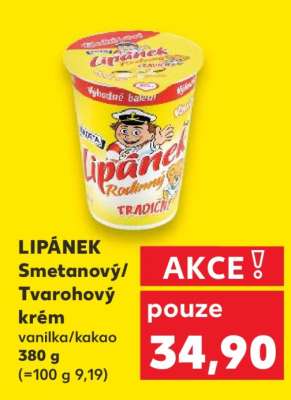 LIPÁNEK Smetanový/ Tvarohový krém