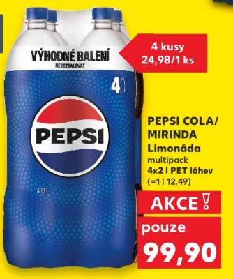 PEPSI COLA/MIRINDA Limonáda multipack