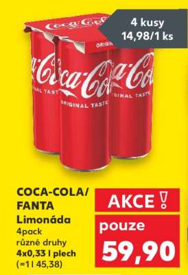 COCA-COLA/FANTA Limonáda