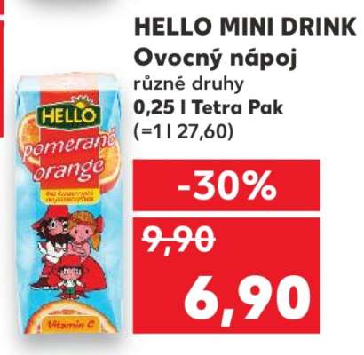 HELLO MINI DRINK