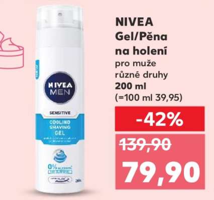 NIVEA Gel/Pěna na holení