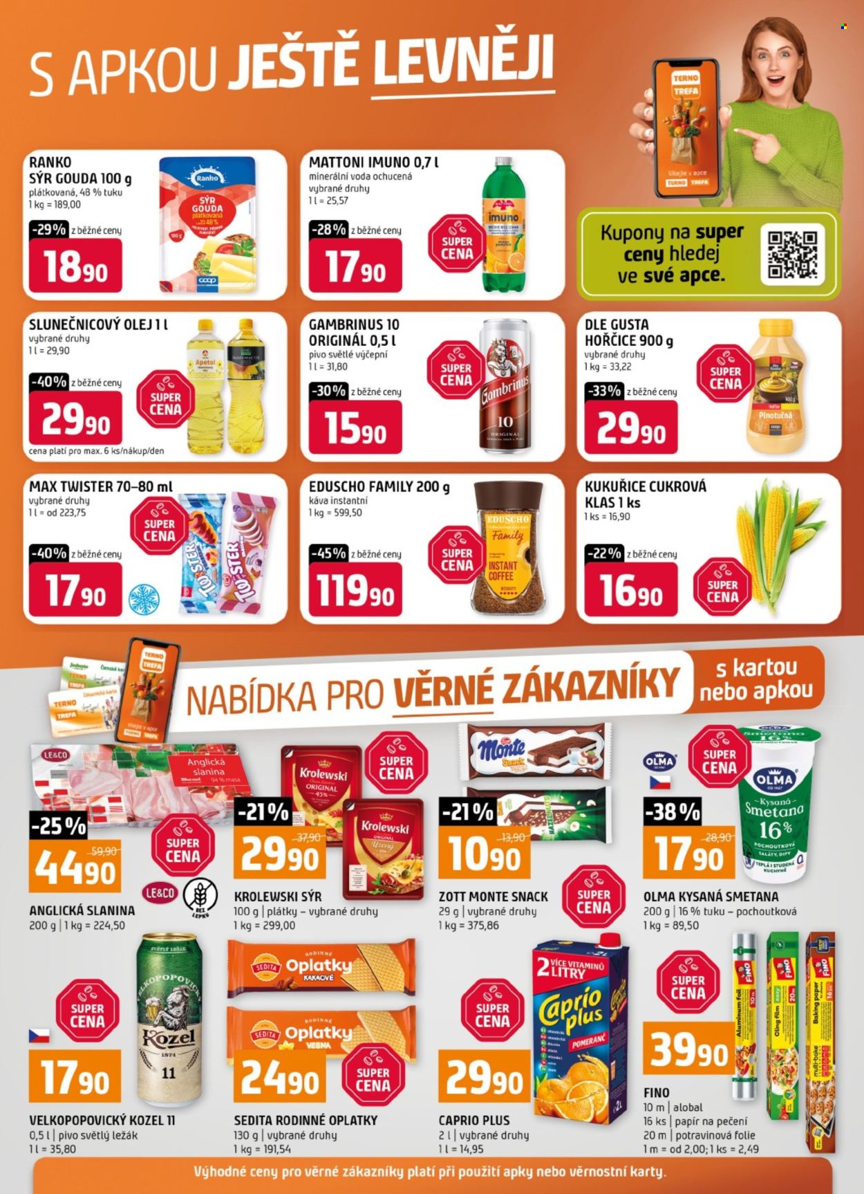 Leták coop TERNO - 15.7.2026 - 21.7.2026. Strana 1