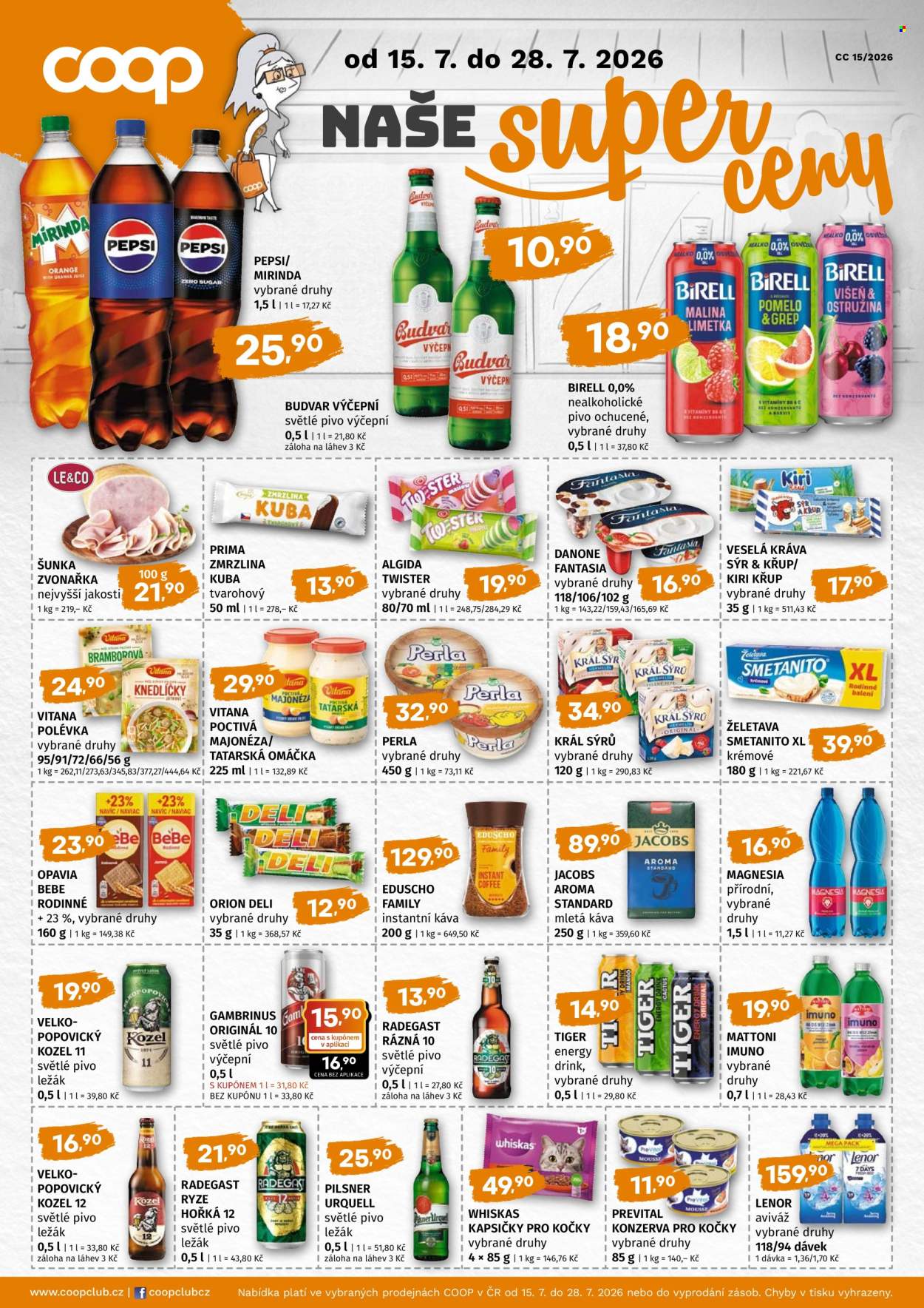 Leták coop TERNO - 15.7.2026 - 28.7.2026. Strana 1