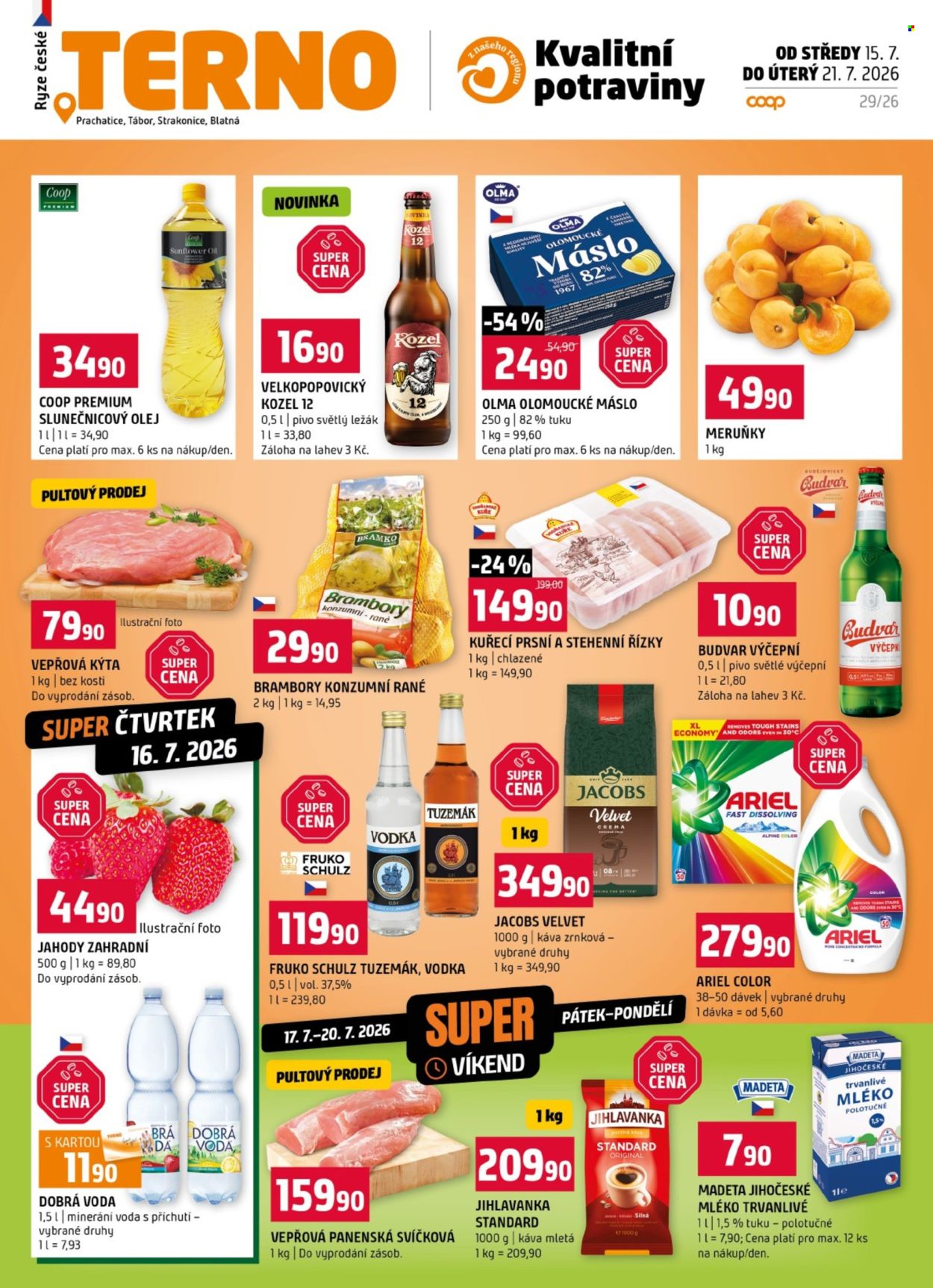 Leták coop TERNO - 15.7.2026 - 21.7.2026. Strana 1