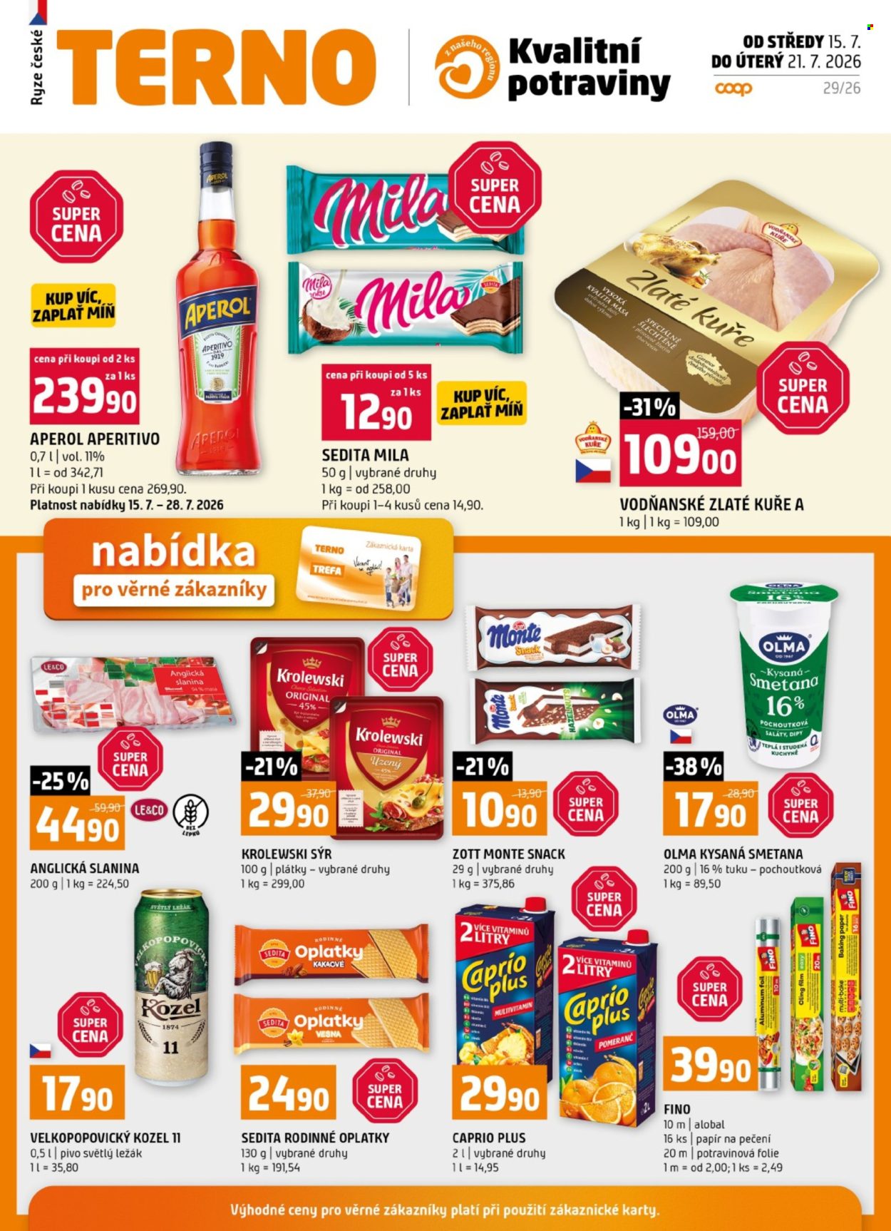 Leták coop TERNO - 15.7.2026 - 21.7.2026. Strana 20