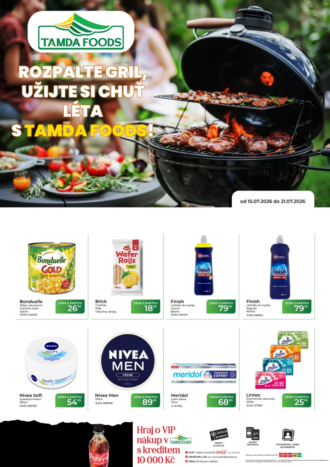 Leták Tamda Foods - 15.7.2026 - 21.7.2026. Strana 1