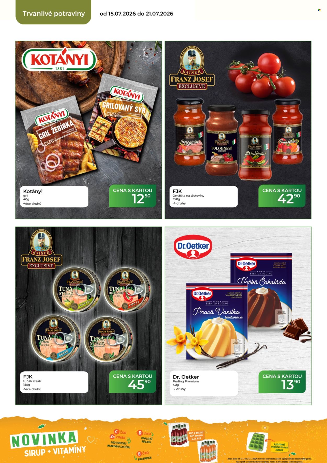 Leták Tamda Foods - 15.7.2026 - 21.7.2026. Strana 42