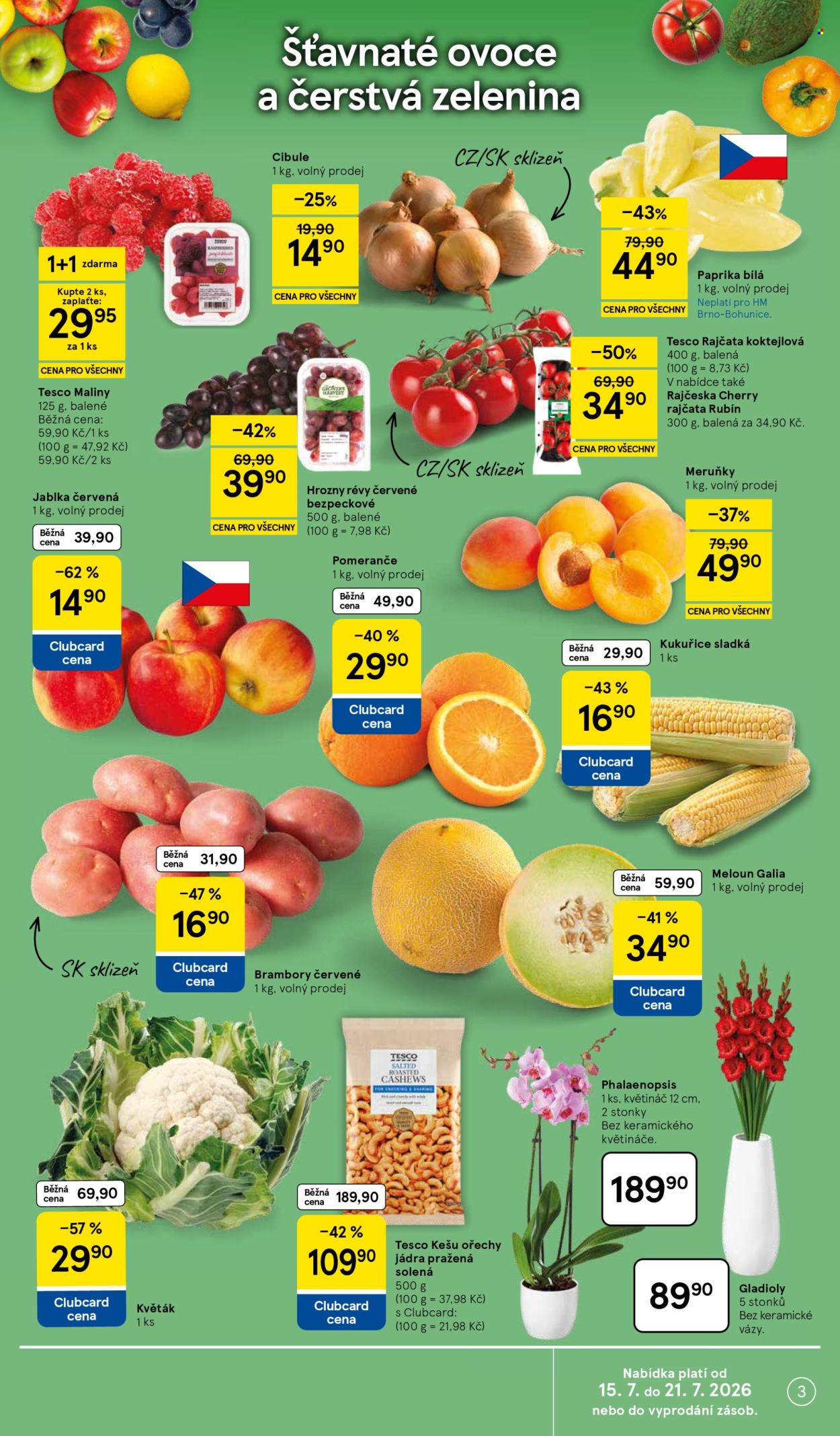 Leták TESCO - 15.7.2026 - 21.7.2026. Strana 3
