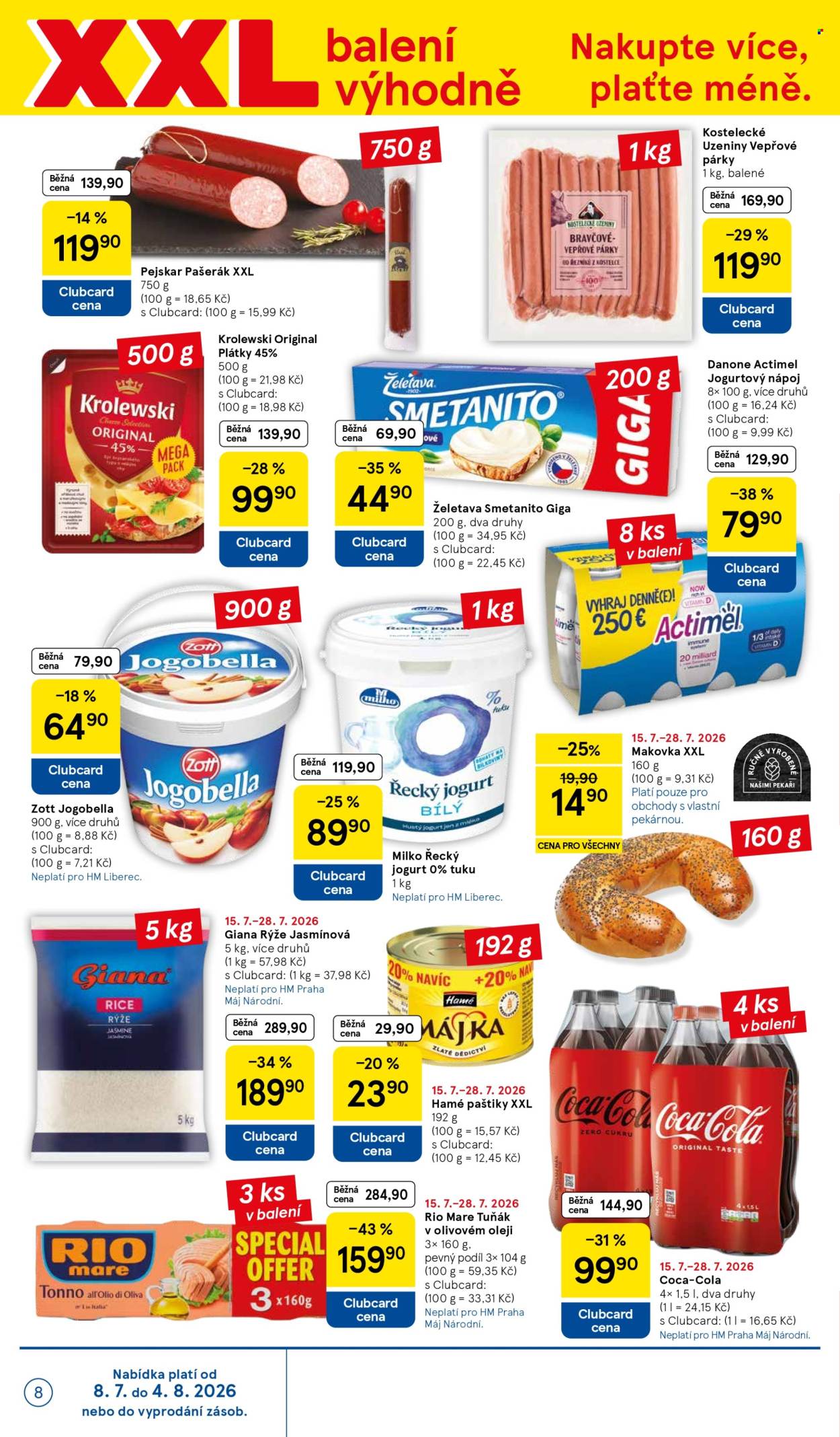 Leták TESCO - 15.7.2026 - 21.7.2026. Strana 8
