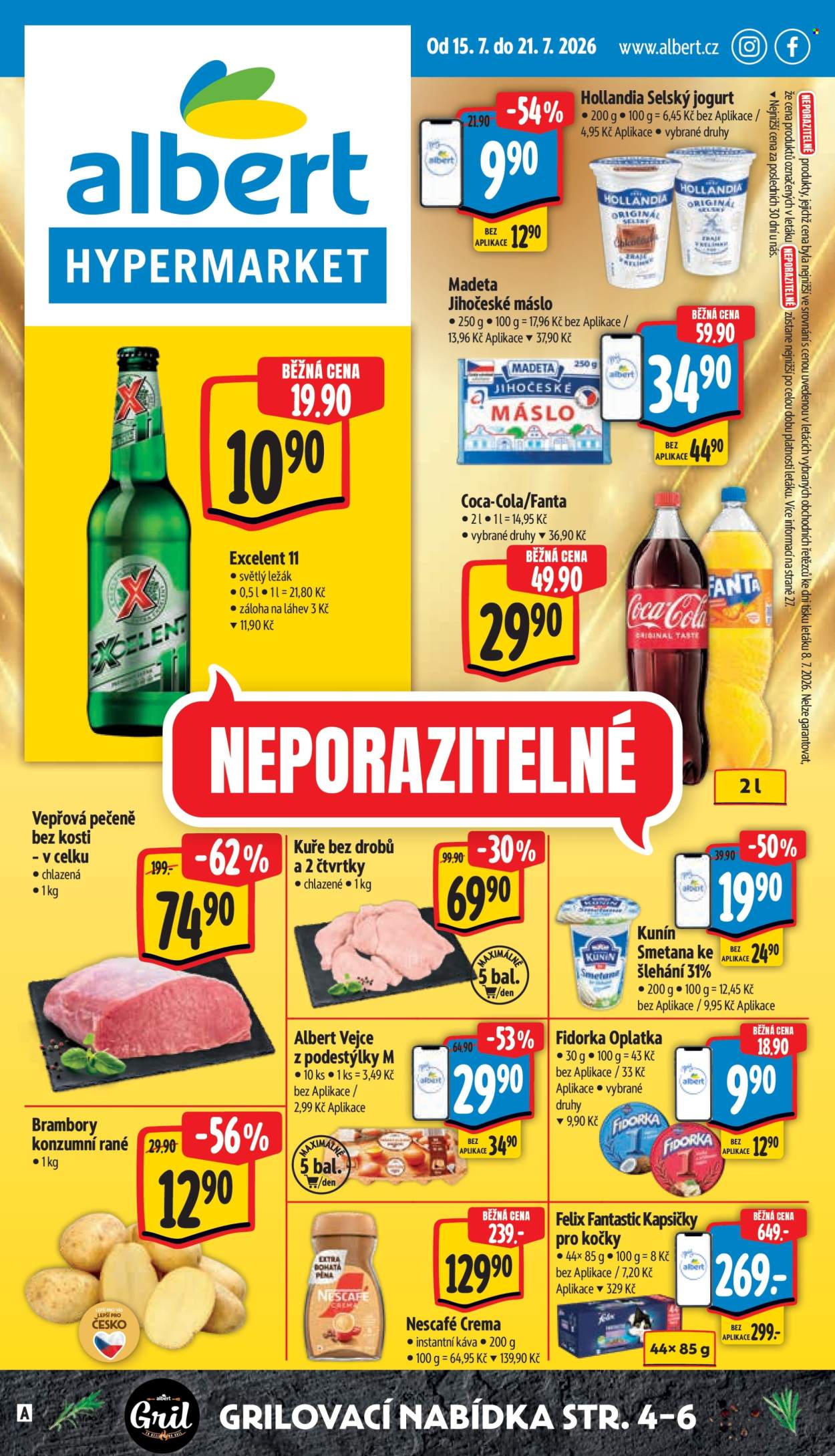 Leták Albert Hypermarket - 15.7.2026 - 21.7.2026. Strana 1