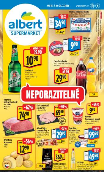 Leták Albert Supermarket - 15.7.2026 - 21.7.2026.
