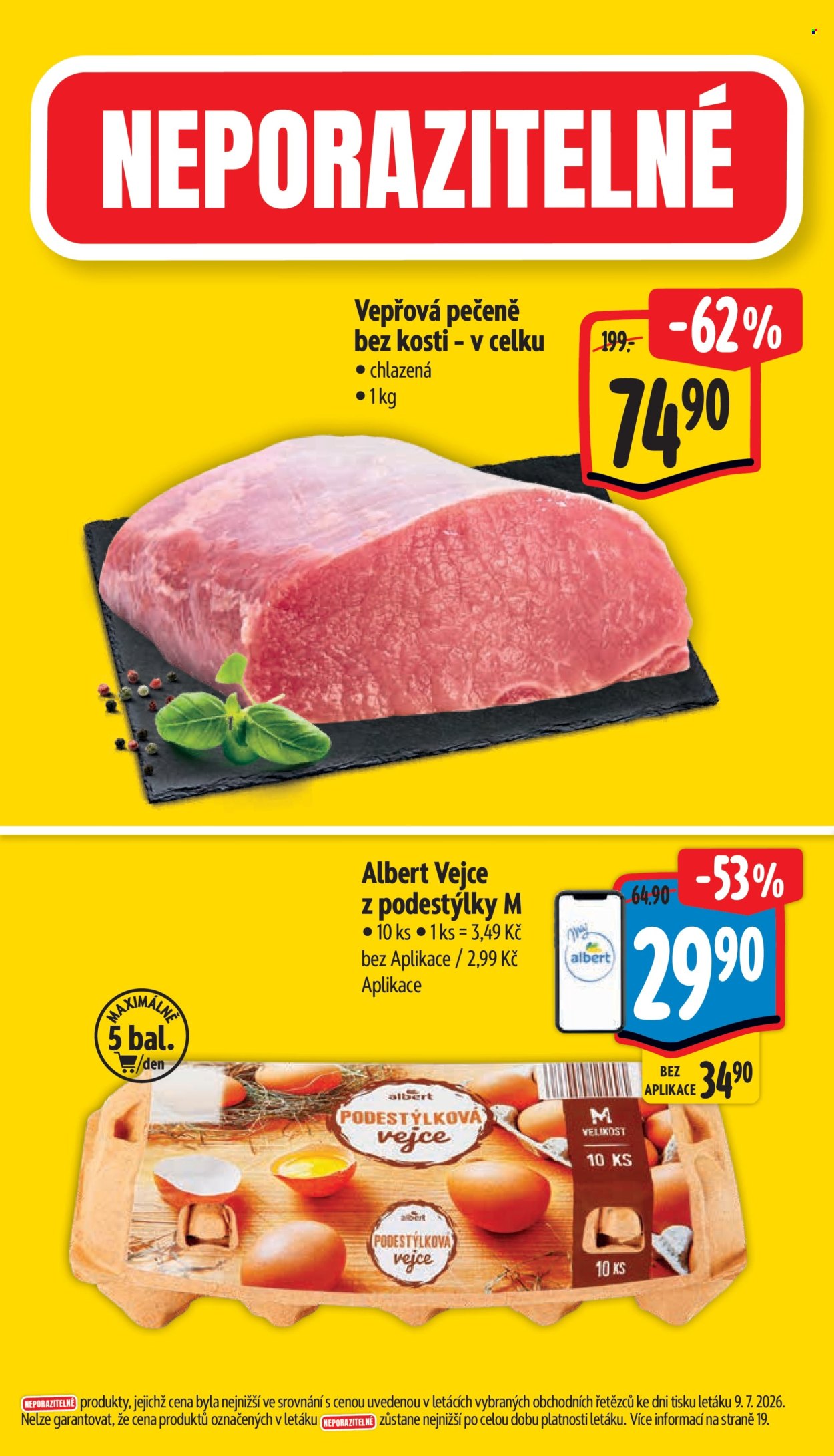 Leták Albert Supermarket - 15.7.2026 - 21.7.2026. Strana 2