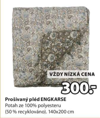 Prošívaný pléd ENGKARSE