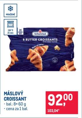 Máslový croissant