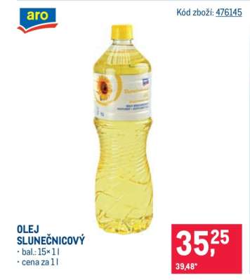 Olej slunečnicový