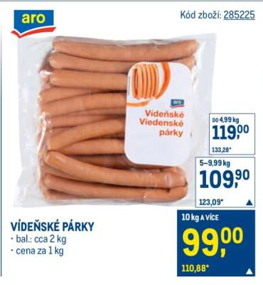 Vídeňské párky* •