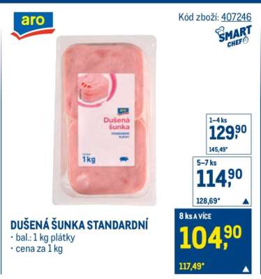 Dušená šunka standardní