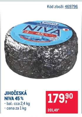 Jihočeská niva 45%